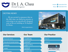 Tablet Screenshot of drchau.com.au